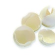 Egg Shells On White